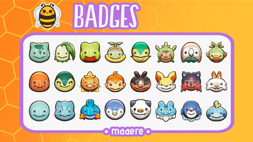 smileymon badge set available on ko-fi.com/maaere